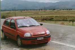 Unser roter Clio
